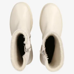 Ankle boot with lambskin