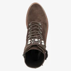 Detail lace up ankle boot