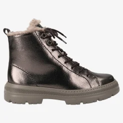 Lace-up ankle boot with warm lining